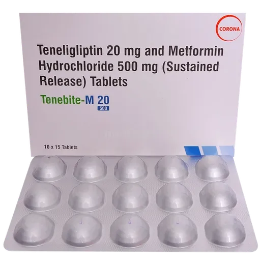 tenebite m 20/500mg tablet 15's